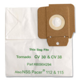 GREEN KLEAN GKCV30 GK-CV30 Replacement Bag, 10 Bags/Pack, 10 Packs/Carton