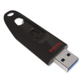 SANDISK CORPORATION 63891 Ultra USB 3.0 Type A Flash Drive, 32 GB, Black