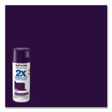 RUST-OLEUM CORPORATION 334042 Painter's Touch 2X Ultra Cover Spray Paint, Gloss Purple, 12 oz Aerosol Can, 6/Carton