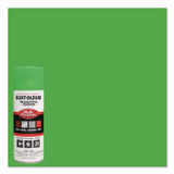 RUST-OLEUM CORPORATION 1632830 Industrial Choice 1600 System Multi-Purpose Enamel Spray Paint, Flat Green, 12 oz Aerosol Can, 6/Carton