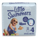 KIMBERLY CLARK Huggies® 18342 Little Swimmers, Size 4, Baby Weight 24 lbs to 34 lbs, Blue, 11/Pack, 8 Packs/Carton