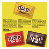 MARS, INC. & M's® 22002630 Milk Chocolate, Peanut and Peanut Butter Fun Size Variety Pack, Assorted Flavors, Individually Wrapped, 90 Pieces