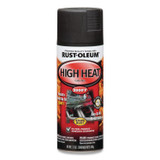 RUST-OLEUM CORPORATION 248903 Automotive High Heat Enamel Spray Paint, Flat Black, 12 oz Aerosol Can, 6/Carton