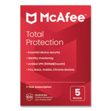 MCAFEE ASSOCIATES INC 21EST5RFLM Total Protection Software, For 5 Users