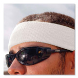 TENACIOUS HOLDINGS, INC. ergodyne® 12450 Chill-Its 6550 Head Terry Cloth Sweatband, Cotton Terry, One Size Fits Most, White