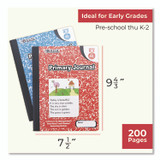 BAZIC PRODUCTS 5053 Illustrated Story Primary Journal, Stage 3 Manuscript Format, Black Marble Cover, (100) 9.75 x 7.5 Sheets