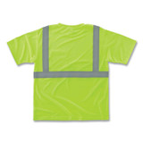 TENACIOUS HOLDINGS, INC. ergodyne® 21502 GloWear 8289 Class 2 Hi-Vis T-Shirt, Polyester, Lime, Small
