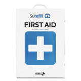 AERO HEALTHCARE SUREFILL™ SF150BMTF 150 Series Class B 4-Shelf Food First Aid Cabinet - Meds, 150 Person, 830 Pieces, Metal Case
