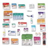 AERO HEALTHCARE SUREFILL™ SF80BMT 80 Series Class B 2-Shelf First Aid Cabinet - Meds, 80 Person, 391 Pieces, Metal Case