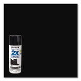 RUST-OLEUM CORPORATION 334026 Painter's Touch 2X Ultra Cover Spray Paint, Gloss Black, 12 oz Aerosol Can, 6/Carton
