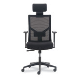 LA-Z-BOY CHAIR COMPANY 60021 Mesh Back Molded Foam Task Chair, Supports Up to 275 lb, Black Seat/Back
