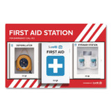 AERO HEALTHCARE SUREFILL™ SFFAS03R First Aid Station - Empty Backboard, Plastic