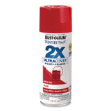 RUST-OLEUM CORPORATION 334024 Painter's Touch 2X Ultra Cover Spray Paint, Gloss Apple Red, 12 oz Aerosol Can, 6/Carton