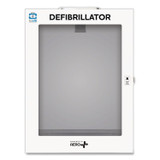AERO HEALTHCARE CARDIACT™ AEKM05 Alarmed Defibrillator Wall Cabinet, 14.5 x 6.75 x 18.25, White