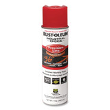 RUST-OLEUM CORPORATION 203029V Industrial Choice M1600 System Solvent-Based Precision Line Marking Paint, Flat Red, 17 oz Aerosol Can, 12/Carton