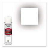 RUST-OLEUM CORPORATION 264692CT Industrial Choice M1400 System Water-Based Construction Marking Paint, Gloss White, 17 oz Aerosol Can, 12/Carton