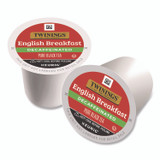TWININGS NORTH AMERICA INC TNA85784 Tea K-Cups, English Breakfast Decaf, 0.11 oz, 24/Box