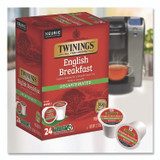 TWININGS NORTH AMERICA INC TNA85784 Tea K-Cups, English Breakfast Decaf, 0.11 oz, 24/Box