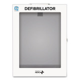 AERO HEALTHCARE CARDIACT™ AEKM04 Defibrillator Wall Cabinet, 14.5 x 6.75 x 18.25, White