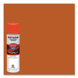 RUST-OLEUM CORPORATION 264699 Industrial Choice M1400 System Water-Based Construction Marking Paint, Gloss Fluorescent Red-Orange, 17 oz Aerosol Can, 12/CT