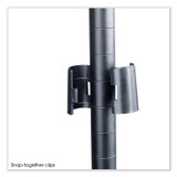 SAFCO PRODUCTS 5285BL Industrial Wire Shelving, Four-Shelf, 36w x 18d x 72h, Black