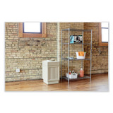 SAFCO PRODUCTS 5285BL Industrial Wire Shelving, Four-Shelf, 36w x 18d x 72h, Black