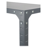 SAFCO PRODUCTS 6270 Commercial Steel Shelving Unit, Six-Shelf, 36w x 24d x 75h, Dark Gray