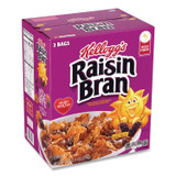 KELLOGG'S 22002624 Raisin Bran Cereal, 2 Bags/Box, 76.5 oz Box
