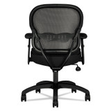 HON COMPANY VL712MM10 Wave Mesh Mid-Back Task Chair, Supports Up to 250 lb, 18" to 22.25" Seat Height, Black