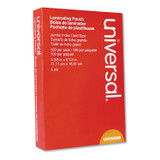 UNIVERSAL OFFICE PRODUCTS 84680 Laminating Pouches, 5 mil, 6.5" x 4.38", Gloss Clear, 100/Box