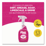STAR BRANDS LIMITED The Pink Stuff 823787CT Miracle Bathroom Foam Cleaner, Fruity Scent, 25.4 oz Trigger Spray Bottle, 4/Carton