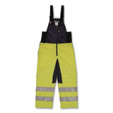 TENACIOUS HOLDINGS, INC. ergodyne® 41287 N-Ferno 6479 Hi-Vis Freezer Bib Overalls, 3X-Large, Lime