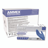 AMMEX CORPORATION Professional ACNPF48100 Nitrile Exam Gloves, Powder-Free, X-Large, 3 mil Thick, 9.5" Long, Blue, 100/Box, 10 Boxes/Carton