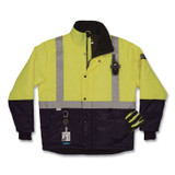 TENACIOUS HOLDINGS, INC. ergodyne® 41277 N-Ferno 6478 Class 2 Hi-Vis Freezer Jacket, 3X-Large, Lime