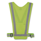 TENACIOUS HOLDINGS, INC. ergodyne® 20090 GloWear 8045X Hi-Vis Safety Vest, Polyester, One Size, Lime