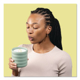 LIFELINES 111619 Aromatherapy Essential Oil Flameless Candle Diffuser with Citrus Grove Essential Oil, 5.5 x 5.5 x 5.5, Sage Green