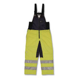 TENACIOUS HOLDINGS, INC. ergodyne® 41286 N-Ferno 6479 Hi-Vis Freezer Bib Overalls, 2X-Large, Lime