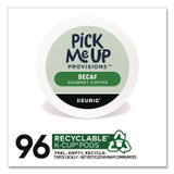 PICK ME UP PROVISIONS PM62435CT Decaf Coffee K-Cups, Medium Roast, 96/Carton