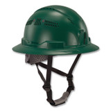 TENACIOUS HOLDINGS, INC. ergodyne® 60565 Skullerz 8964 Full Brim Class C Safety Helmet, 6-Point Ratchet Suspension, Green