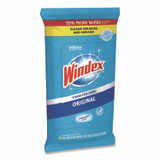 SC JOHNSON Windex® 378032EA Glass and Surface Wet Wipe, Cloth, 7 x 8, Unscented, White, 38/Pack