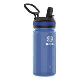TAKEYA USA CORPORATION 51464 Tritan Plastic Water Bottle, 18 oz, 1 Royal Bottle, 1 Black Bottle, 2/Pack