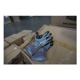 TENACIOUS HOLDINGS, INC. ergodyne® 10521 ProFlex 7043 ANSI A4 Nitrile Coated CR Gloves, EN388: 4X42D, 10" Long, X-Small (6), Gray, Pair