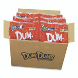 SPANGLER CANDY COMPANY 711 Dum-Dum-Pops, Assorted Flavors, Individually Wrapped, 2 lb Bag, 200 Pieces/Bag, 6 Bags/Carton