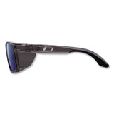 TENACIOUS HOLDINGS, INC. ergodyne® 58240 Skullerz SIXTEN Anti-Scratch/Enhanced Anti-Fog Safety Glasses w/Side Shield, Polarized Mirrored Lens, Translucent Smoke, Blue