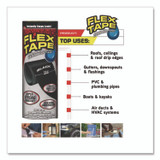 SWIFT RESPONSE LLC Flex Seal TFSBLKR0405 General Purpose Repair Tape, 4" x 1.67 yds, Black