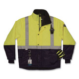 TENACIOUS HOLDINGS, INC. ergodyne® 41273 N-Ferno 6478 Class 2 Hi-Vis Freezer Jacket, Medium, Lime