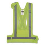 TENACIOUS HOLDINGS, INC. ergodyne® 27021 GloWear 8142BA Type O Class 1 Breakaway Hi-Vis Safety Vest, Polyester, Large/X-Large, Lime