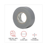 UNIVERSAL OFFICE PRODUCTS 20048G General-Purpose Duct Tape, 3" Core, 1.88" x 60 yds, Silver