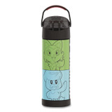 THERMOS LLC F42105PM6M FUNtainer Pokémon Stainless Steel Vacuum Insulated Water Bottle, 16 oz, Multicolor