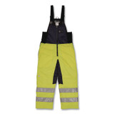 TENACIOUS HOLDINGS, INC. ergodyne® 41284 N-Ferno 6479 Hi-Vis Freezer Bib Overalls, Large, Lime